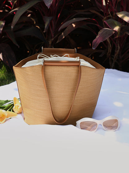 The DunÃ© Bucket Bag - Khaki Brown