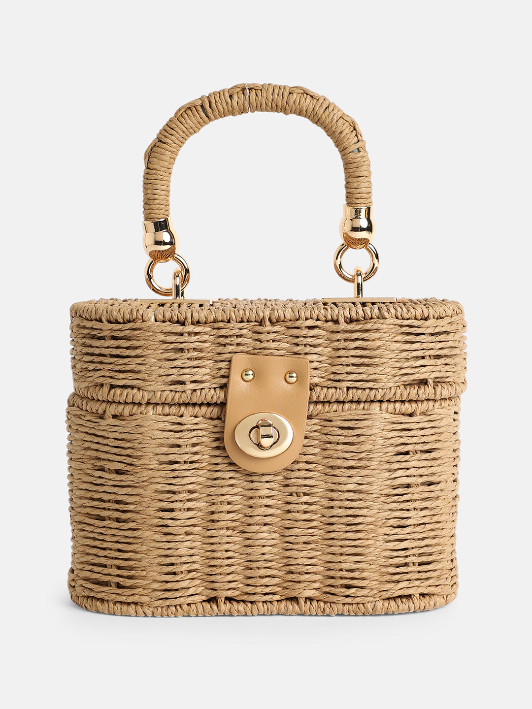 The Straw-LunÃ©a Hand Bag - Khaki Brown