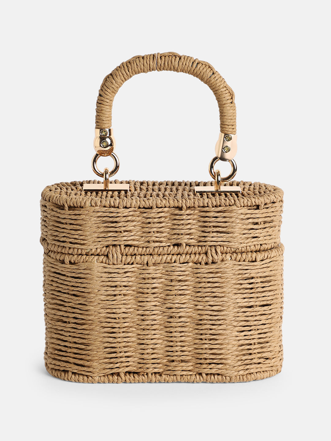 The Straw-LunÃ©a Hand Bag - Khaki Brown