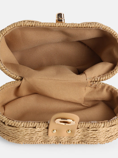 The Straw-LunÃ©a Hand Bag - Khaki Brown