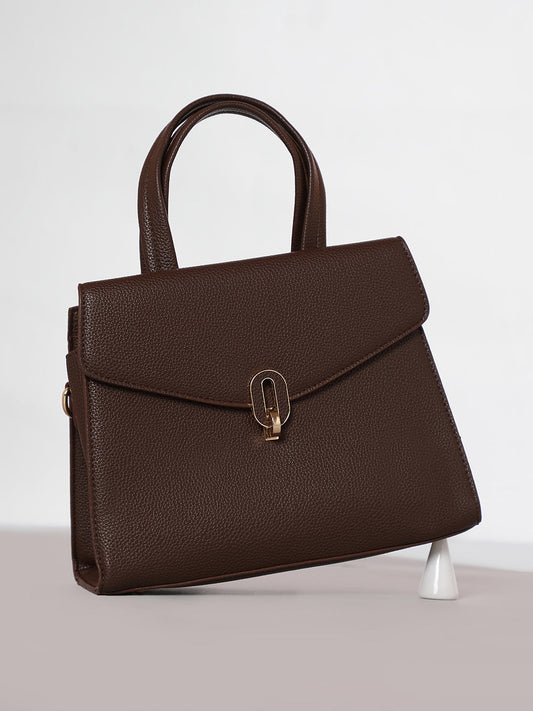 The AuratÃ© Hand Bag - Mocha Brown
