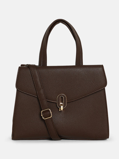 The AuratÃ© Hand Bag - Mocha Brown