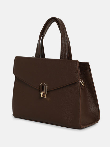 The AuratÃ© Hand Bag - Mocha Brown