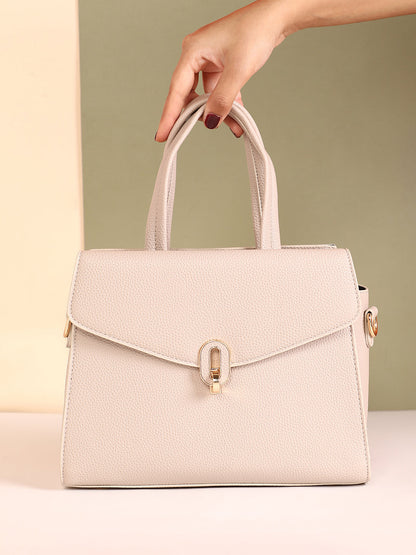 The AuratÃ© Hand Bag - Khaki Beige