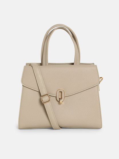 The AuratÃ© Hand Bag - Khaki Beige