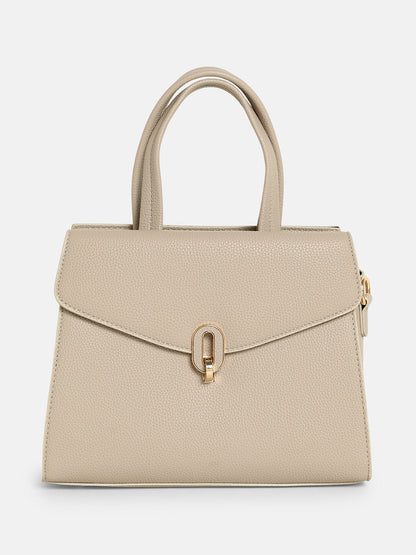 The AuratÃ© Hand Bag - Khaki Beige