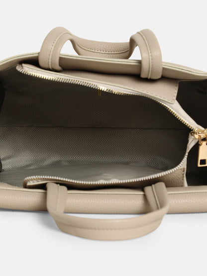 The AuratÃ© Hand Bag - Khaki Beige