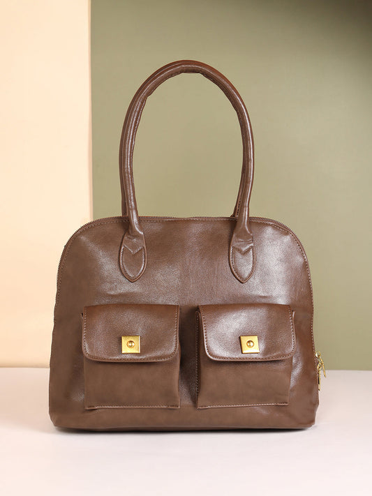The ZÃ©nith Shoulder Bag - Chocolate Brown