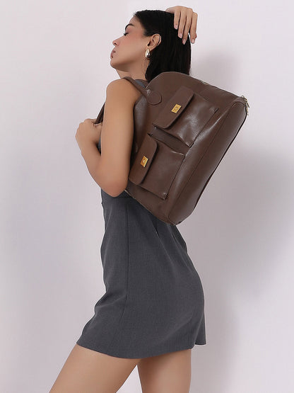 The ZÃ©nith Shoulder Bag - Chocolate Brown