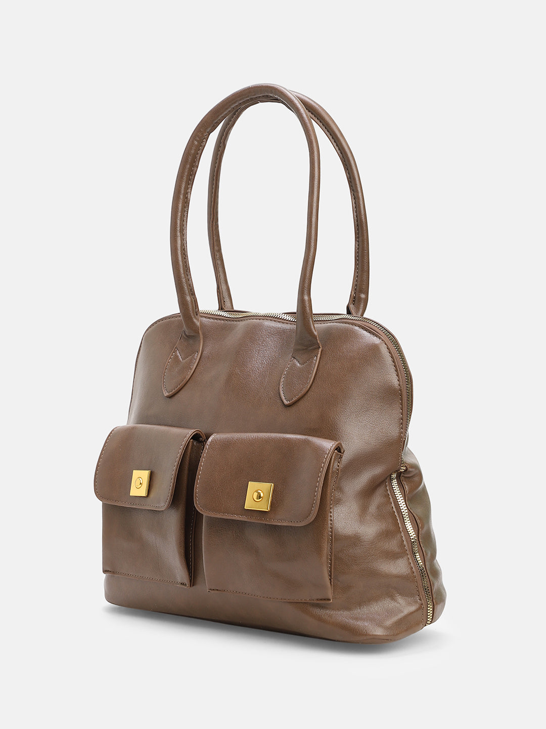 The ZÃ©nith Shoulder Bag - Chocolate Brown