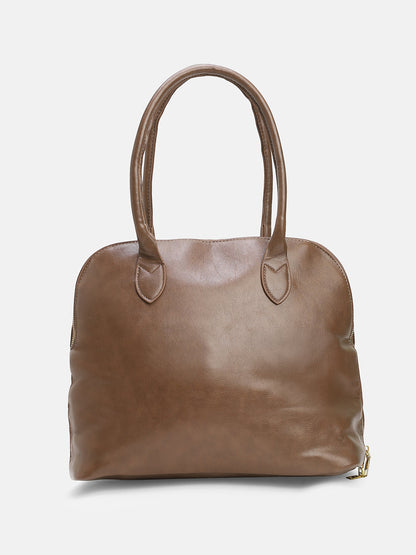 The ZÃ©nith Shoulder Bag - Chocolate Brown
