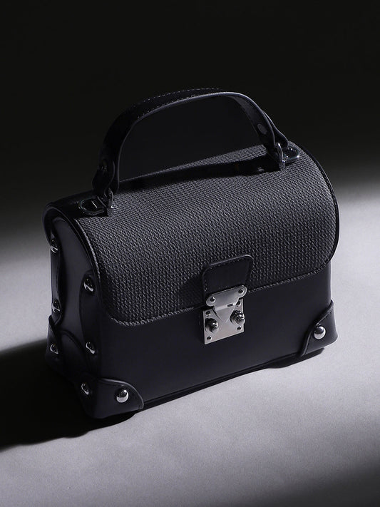 The Trunk Hand Bag - Onyx Black