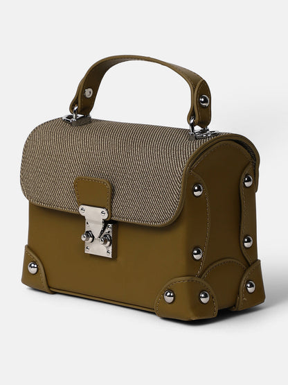 The Trunk Hand Bag - Olive Green