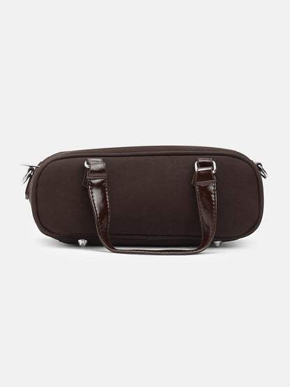 The Small Retro Bowling Bag - Coffee Brown