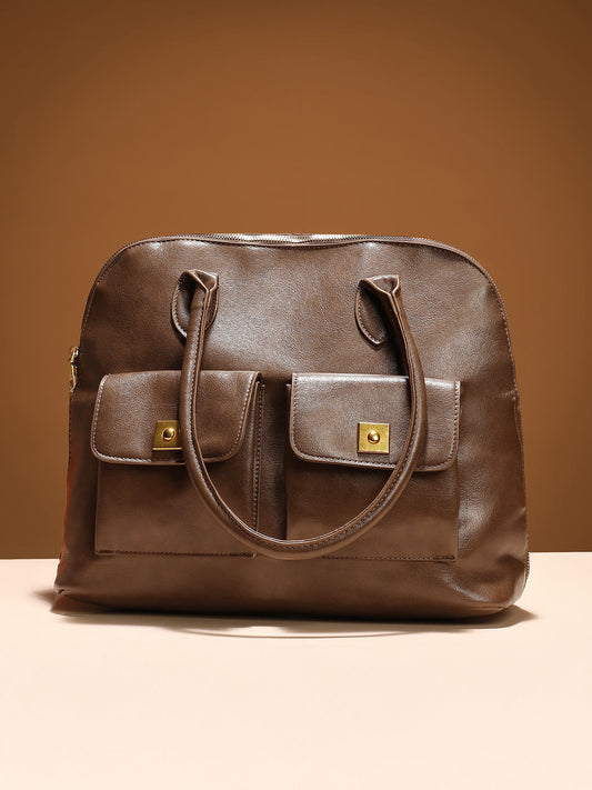 The ZÃ©nith Shoulder Bag - Chocolate Brown