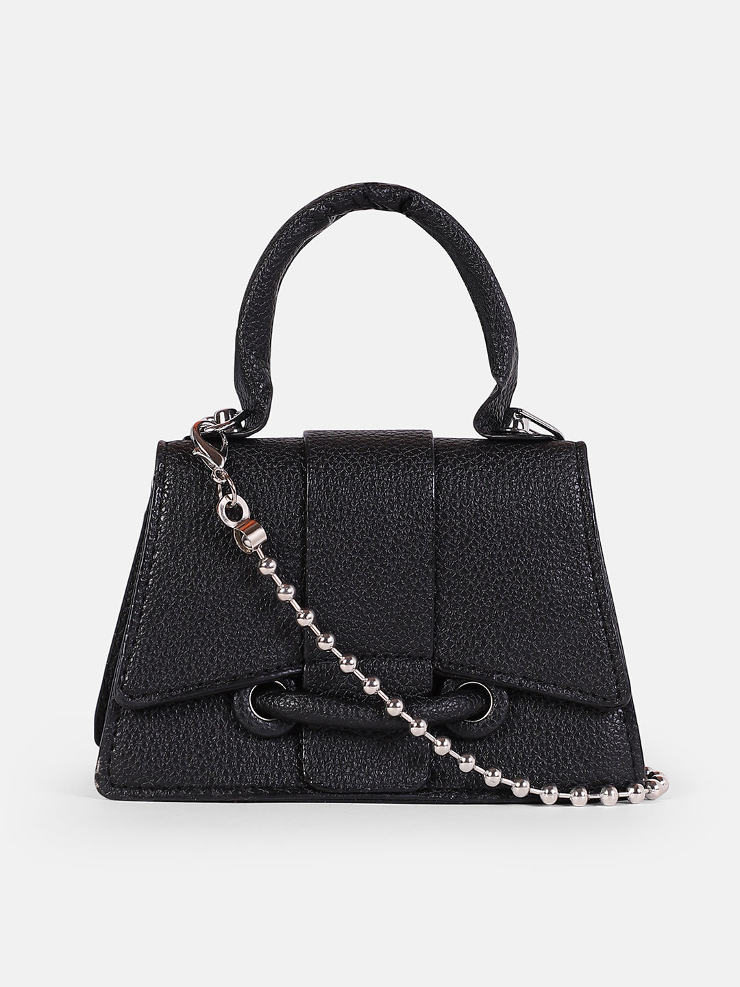 The Mini-Curve Hand Bag - Onyx Black