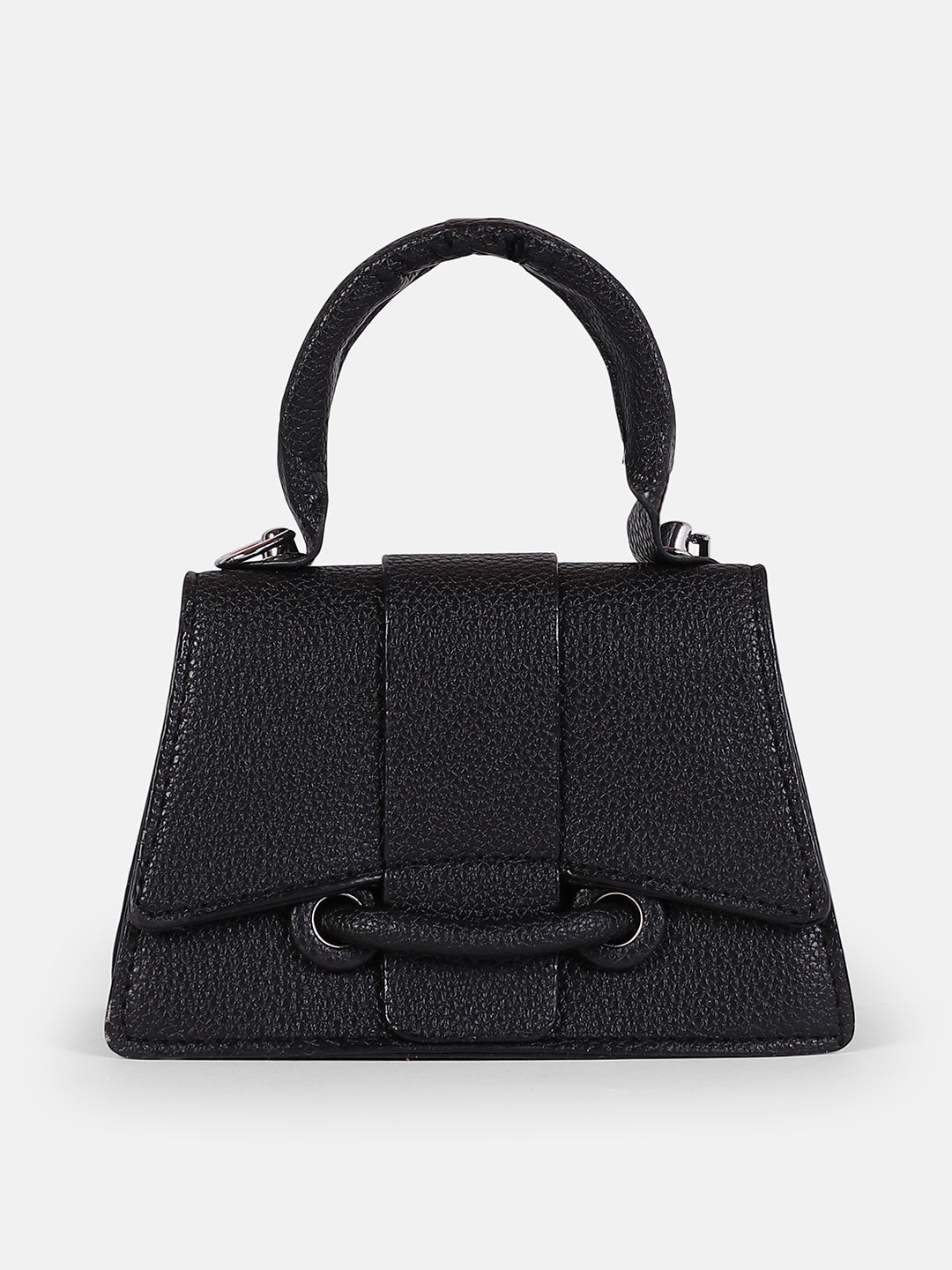 The Mini-Curve Hand Bag - Onyx Black