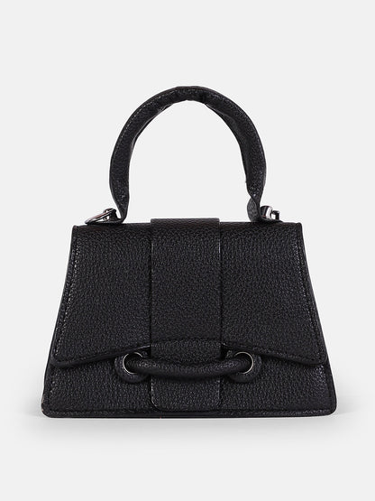 The Mini-Curve Hand Bag - Onyx Black