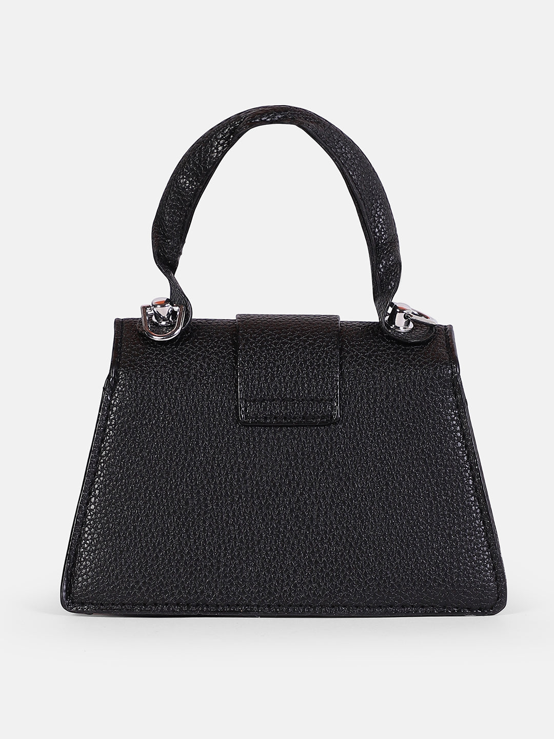 The Mini-Curve Hand Bag - Onyx Black