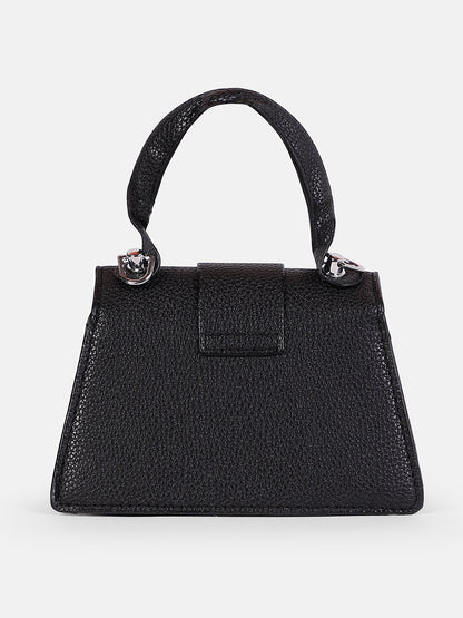 The Mini-Curve Hand Bag - Onyx Black