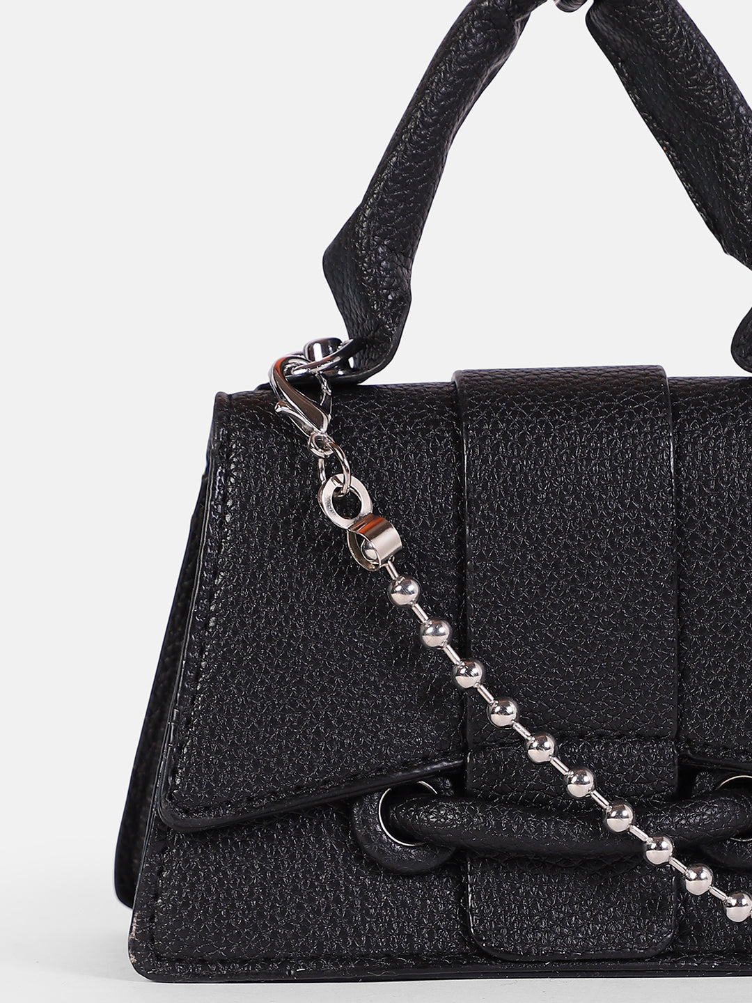 The Mini-Curve Hand Bag - Onyx Black