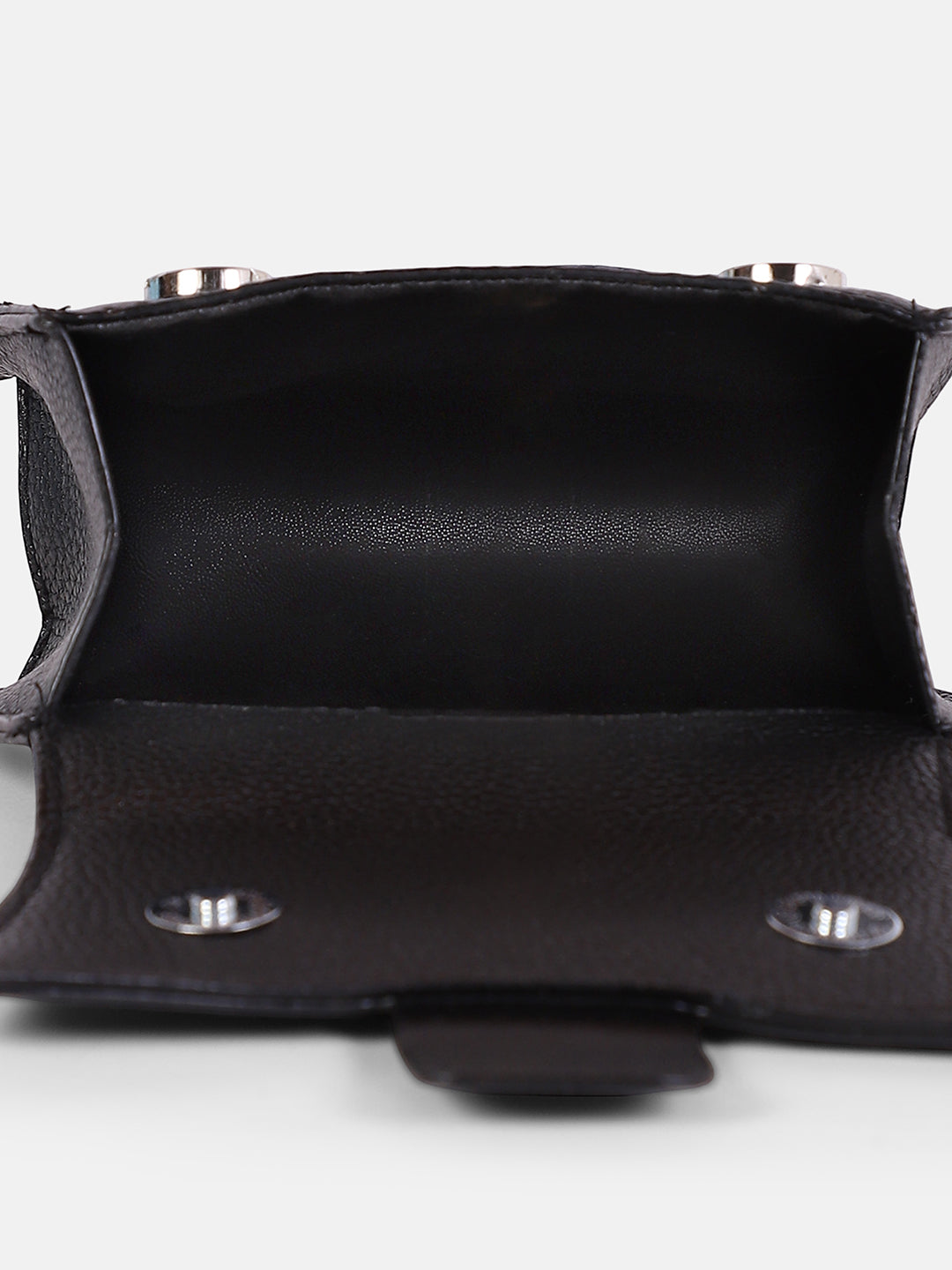 The Mini-Curve Hand Bag - Onyx Black