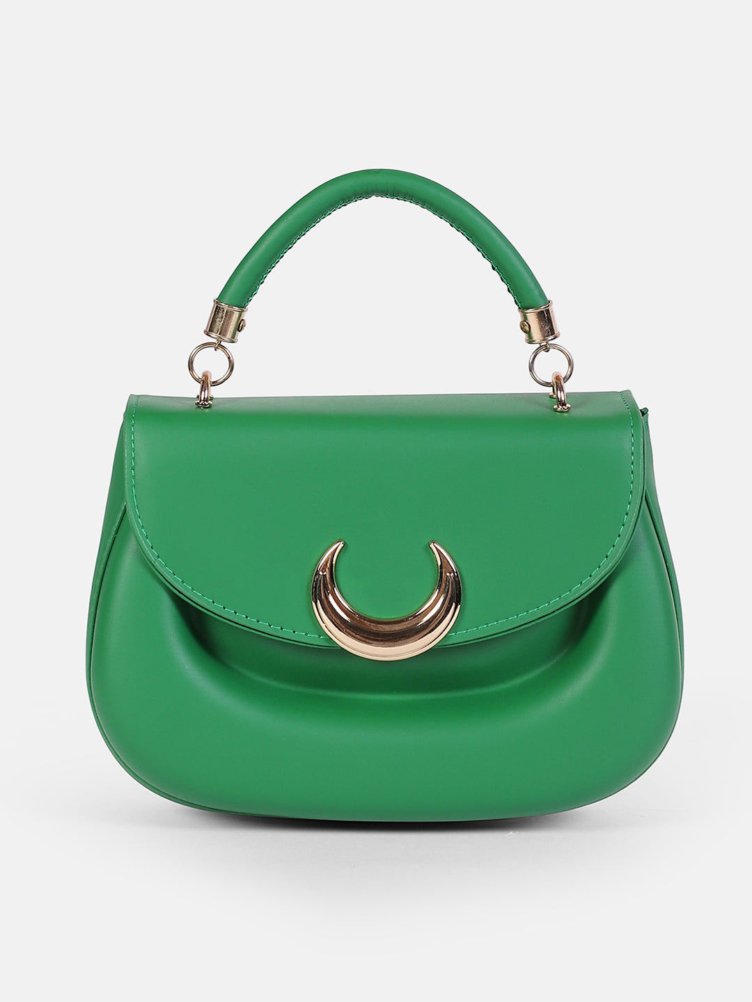 The Crescent Hand Bag - Forest Green