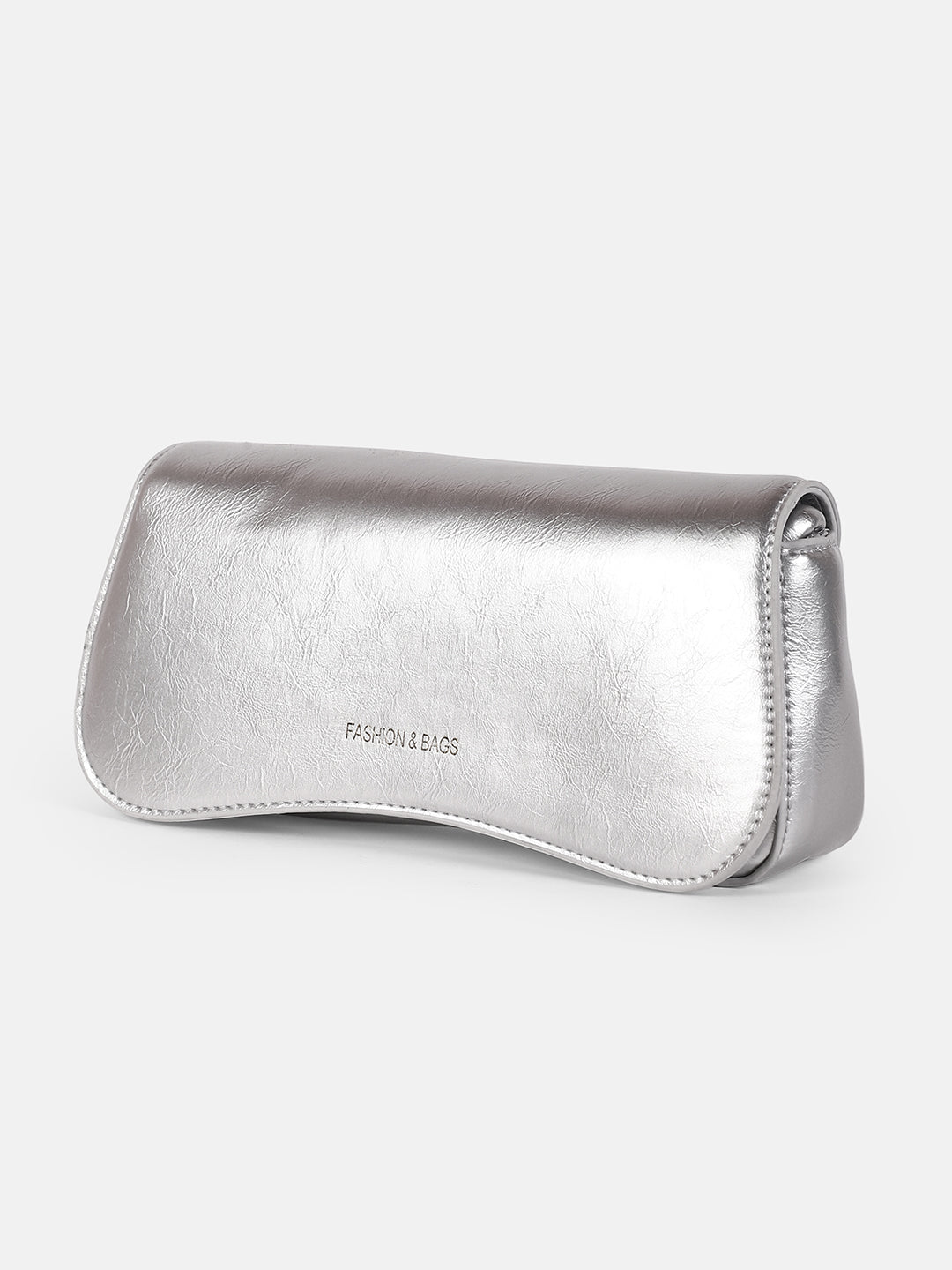 The Gleam Shoulder Bag - Metallic Silver
