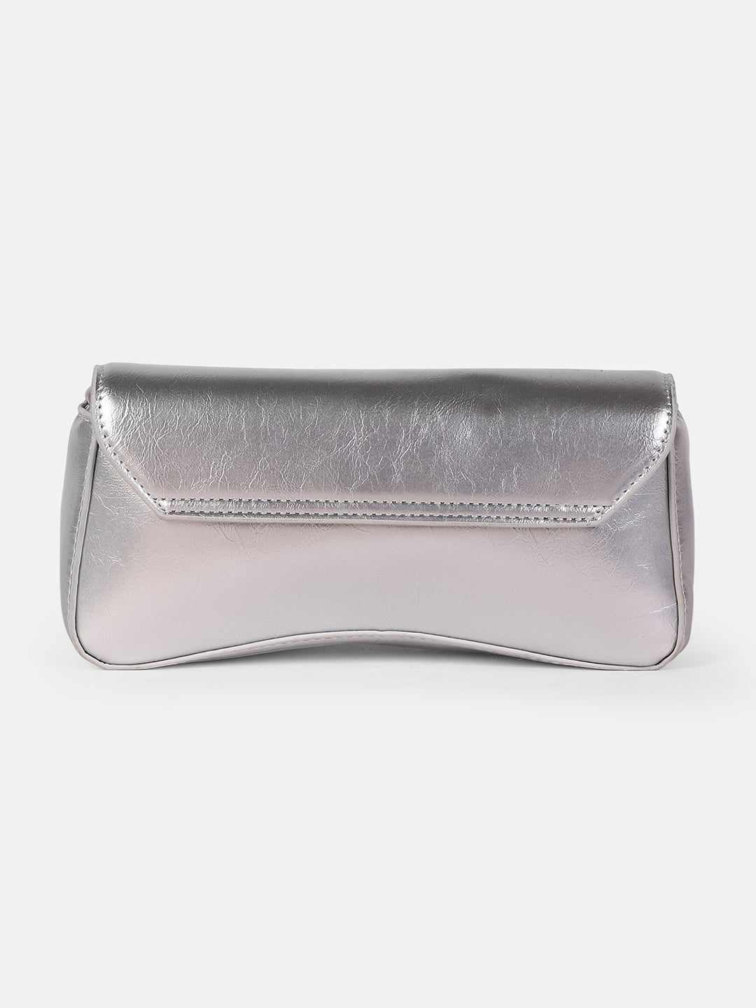 The Gleam Shoulder Bag - Metallic Silver