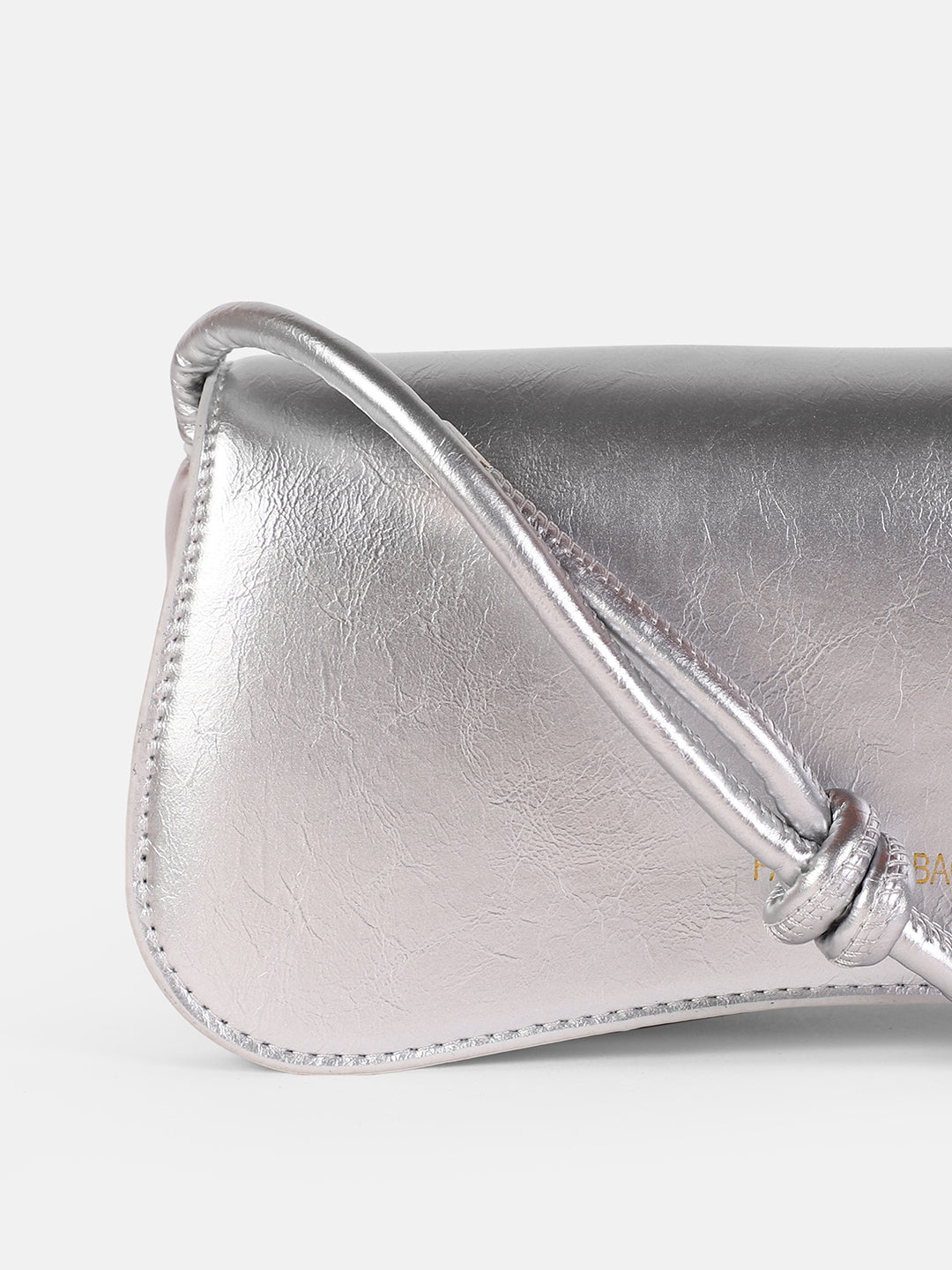 The Gleam Shoulder Bag - Metallic Silver