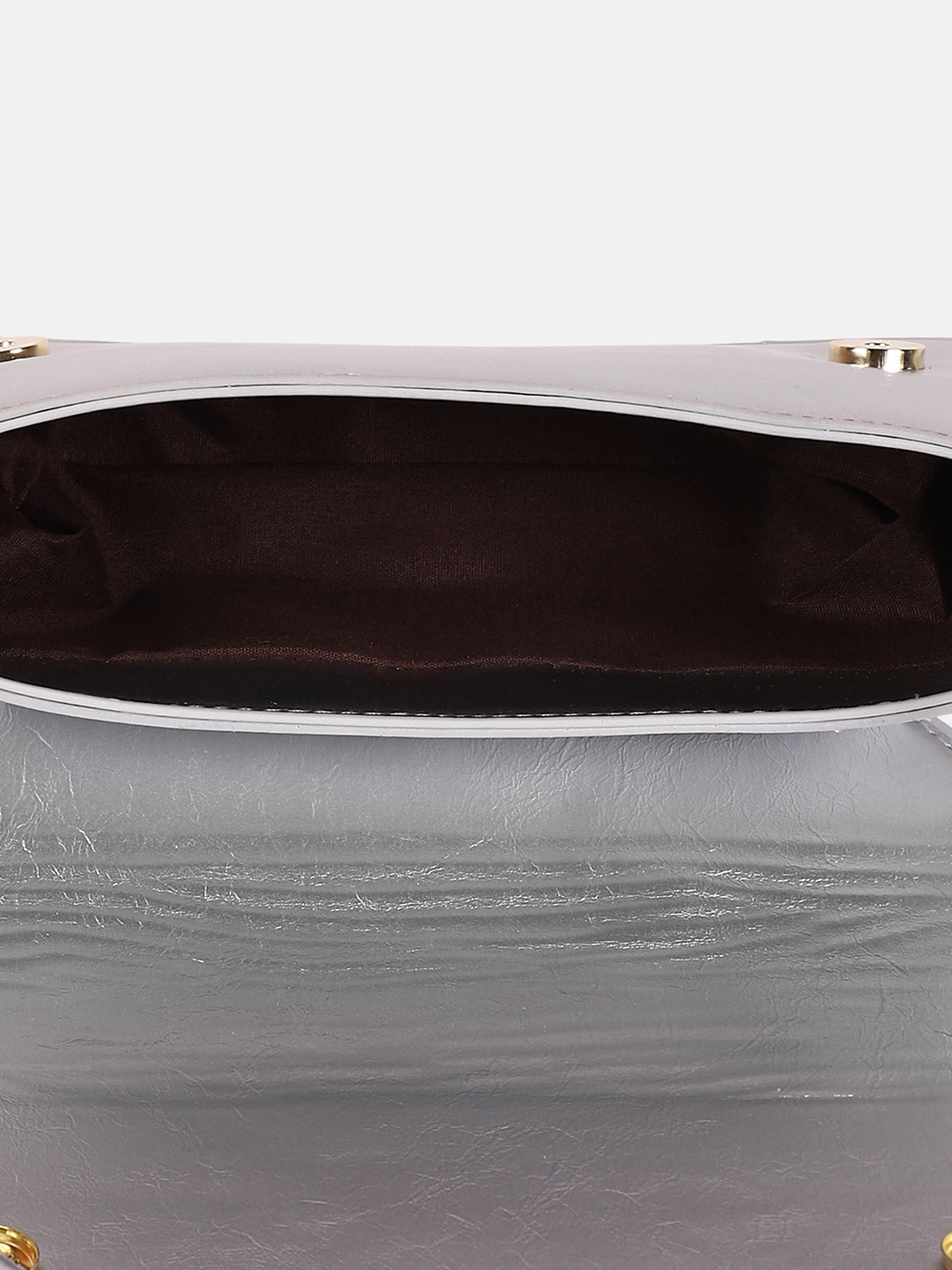 The Gleam Shoulder Bag - Metallic Silver