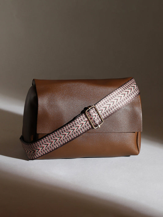 The Studio Sling Bag - Chocolate Brown