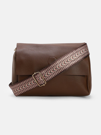 The Studio Sling Bag - Chocolate Brown