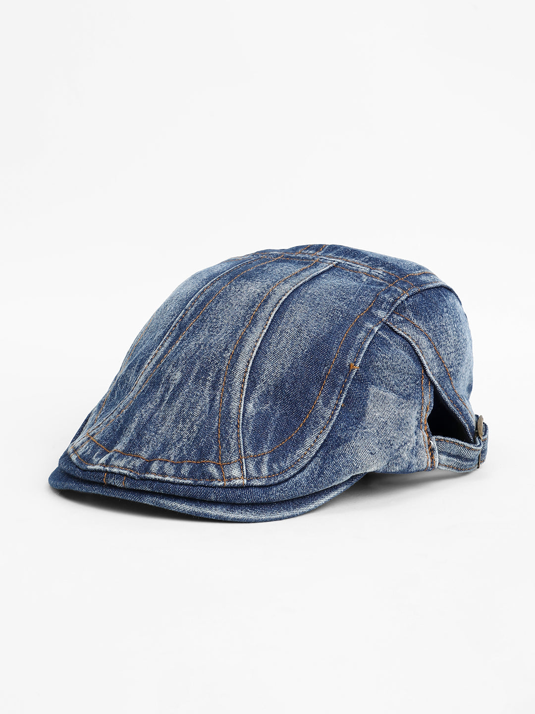 The Denim Driver Cap - Indigo Blue