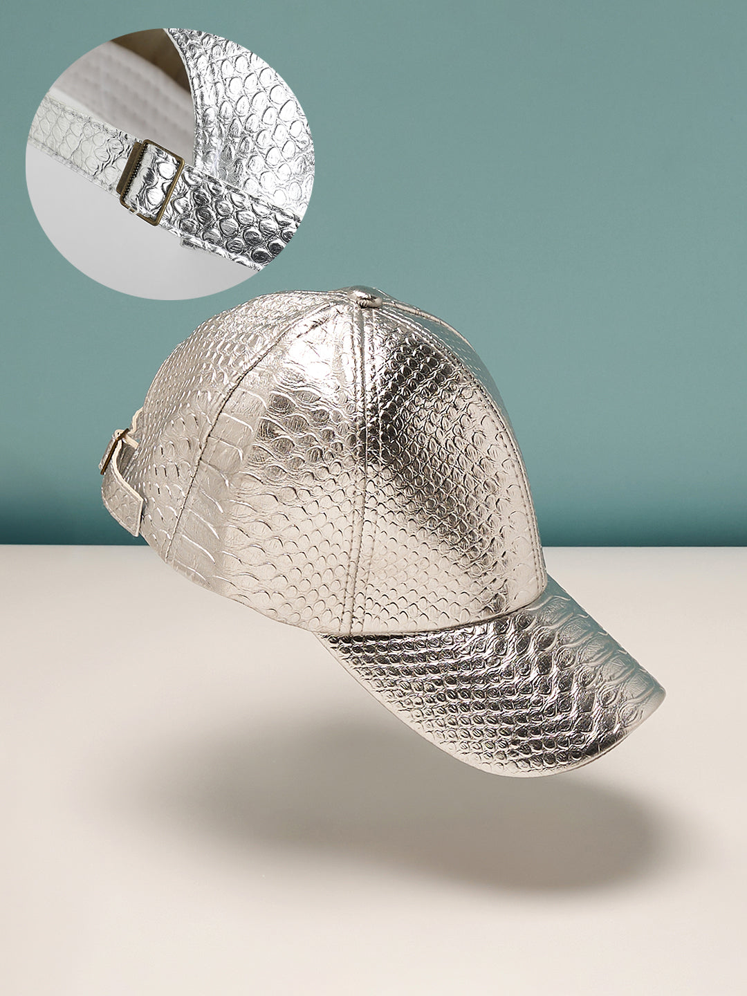 The Scale Baseball Cap - Metallic Silver