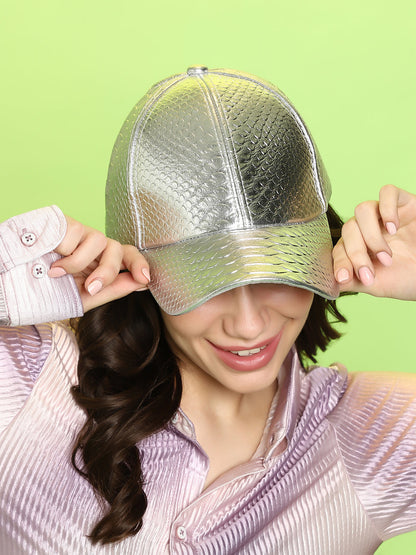 The Scale Baseball Cap - Metallic Silver
