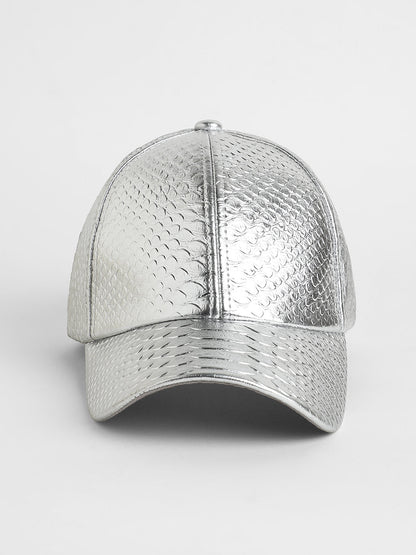 The Scale Baseball Cap - Metallic Silver
