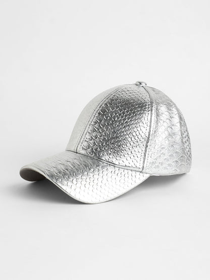 The Scale Baseball Cap - Metallic Silver