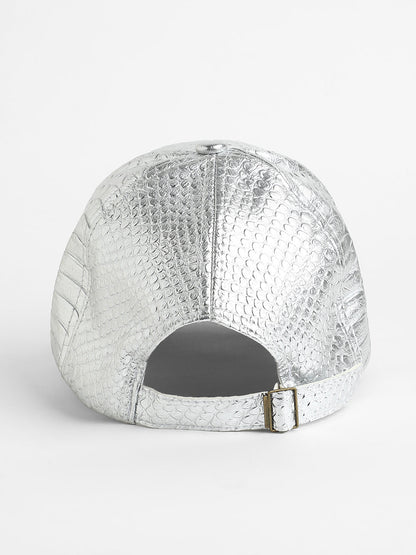 The Scale Baseball Cap - Metallic Silver