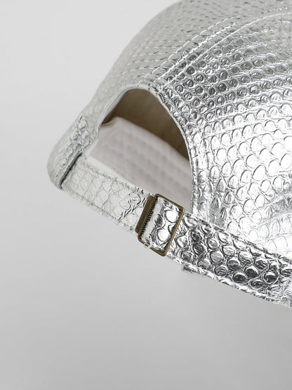 The Scale Baseball Cap - Metallic Silver