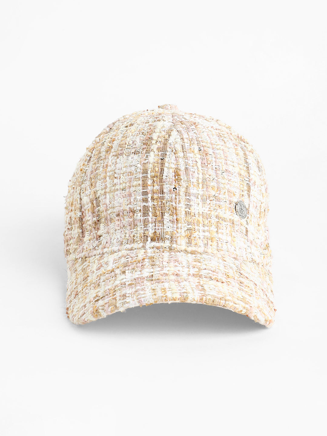 The Boucle Baseball Cap - Sand Beige