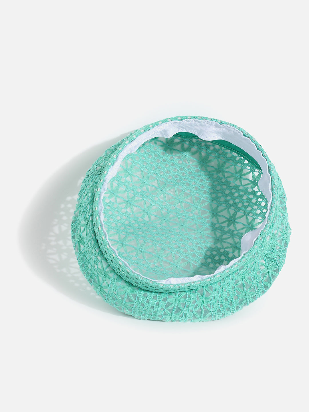 MINT GREEN TEXTURED BERET HAT