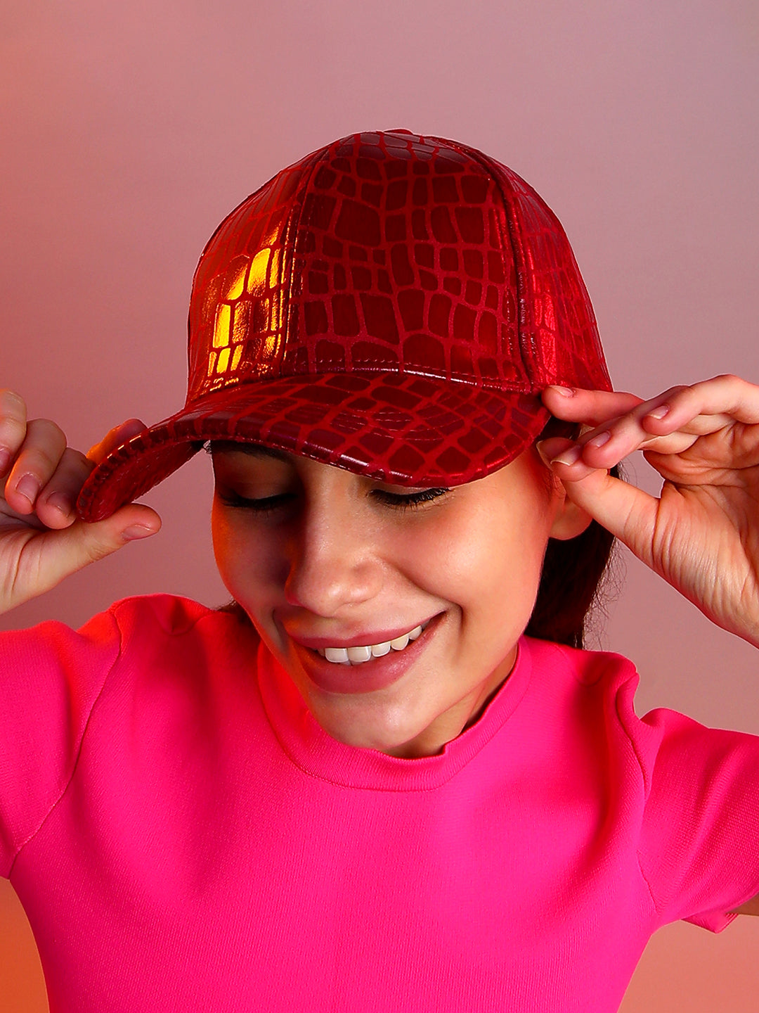 Embossed Scale Baseball Cap