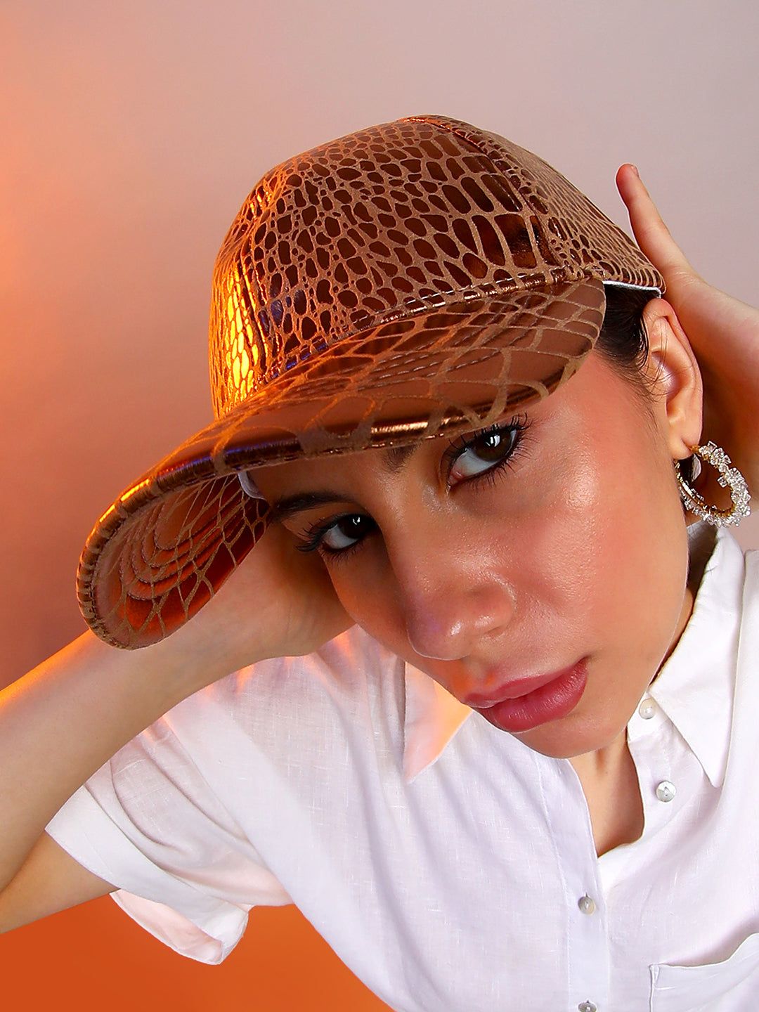 Embossed Scale Baseball Cap