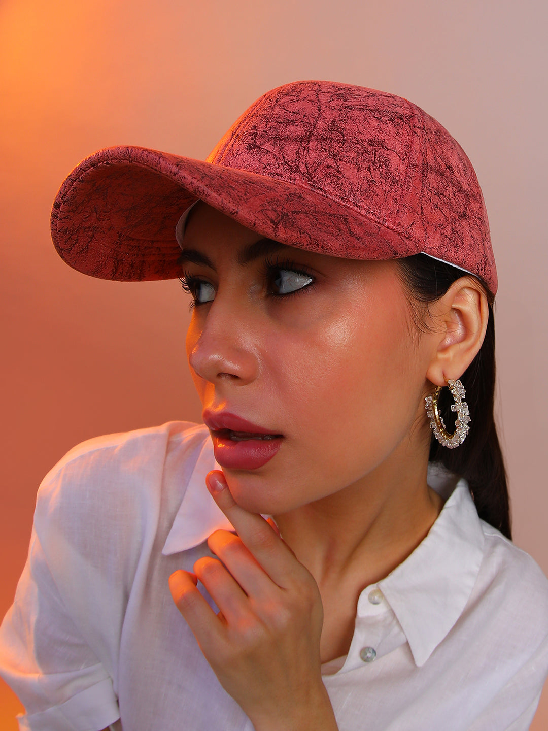 Textured Baseball Cap