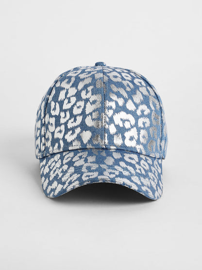 Metallic Leopard Baseball Cap