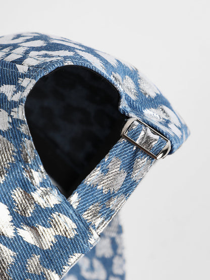 Metallic Leopard Baseball Cap