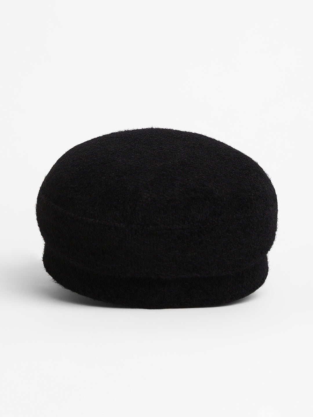 Pearl-Lined Breton Cap - Midnight Black