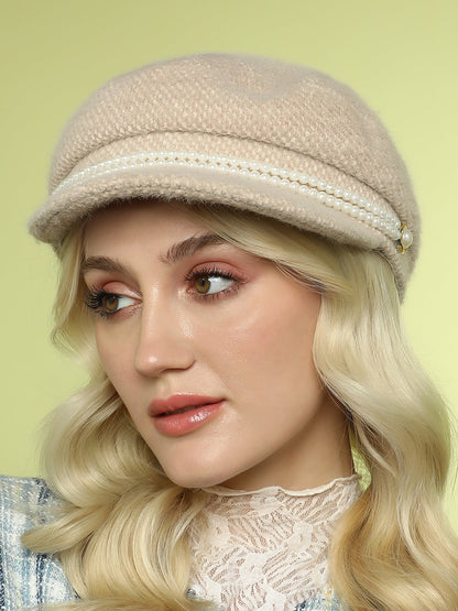 Pearl-Lined Breton Cap - Saltbox Beige