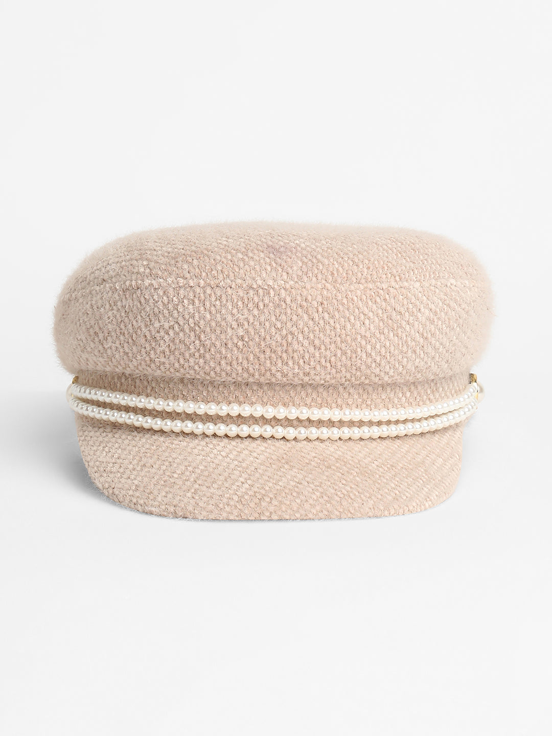 Pearl-Lined Breton Cap - Saltbox Beige